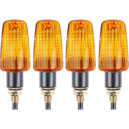 4 stk. Motorcykel Blinklys 12V Vandtæt Universal til Motorcykel Scooter Quad Cruiser Off Road