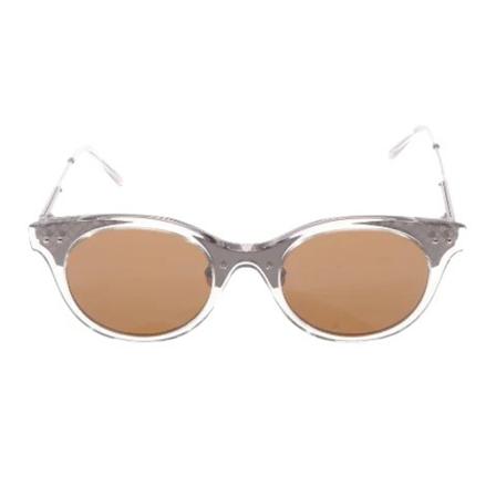 Bottega Veneta Vintage, Pre-owned Plastic sunglasses Grijs, Dames, Maat:ONE Size