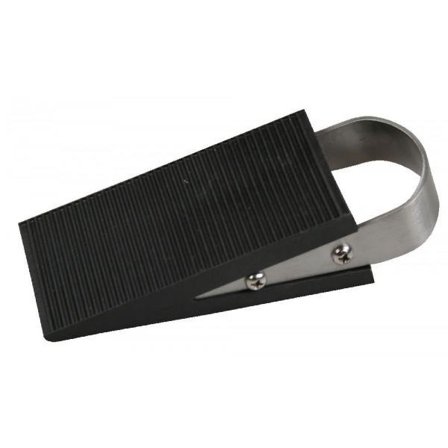 Dørstopper - Dørkile - Kile i Gummi - Gummikile til Dør Svart 1-Pakning