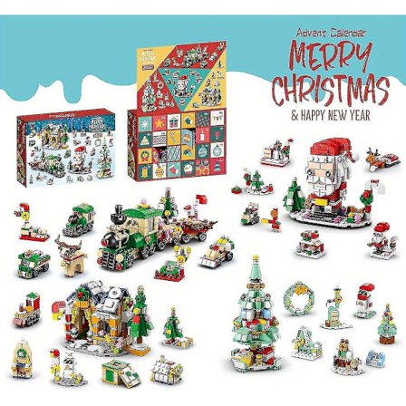 Joulukalenteri Rakennuspalikat Yllätysboksi 24 Päivän Countdown Kalenteri Lasten Lelut