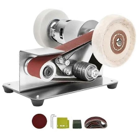 Justerbar Elektrisk Knivslip & Bandslipmaskin med 15-Graders Vinkel, EU-kontakt