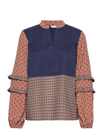 Nugerda Shirt Bluse Langærmet Multi/mønstret Nümph