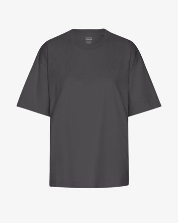 Oversized Organic T-Shirt - Lava Grey