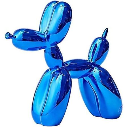 Produkt, harpiks Hundestatue Ballong Hund Skulptur Moderne Dekorativ For Stue Og Kontor