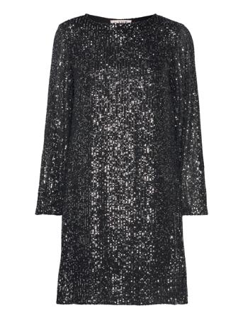 Alexi Dress Dresses Sequin Dresses Svart A-View*Betinget Tilbud