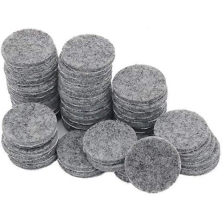 Møbelbeskyttelse. 50 stk Runde Tykke Selvklebende Fiberfilt Tunge Filt Ha