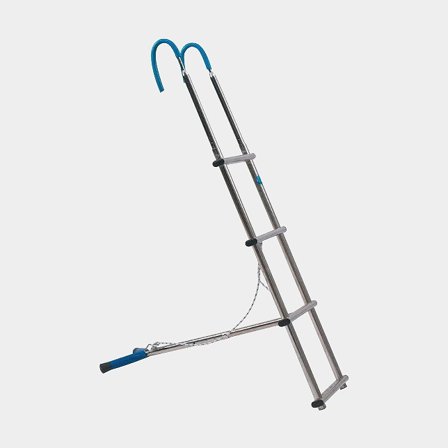 Stævnstige, 5 trin, teleskopisk, 153 - 143 cm, 30 cm