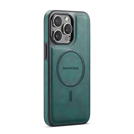 Hot tilbud til lav pris! Nyt kompatibelt læderetui til mobiltelefon med kortplads og trådløs opladning - Glad