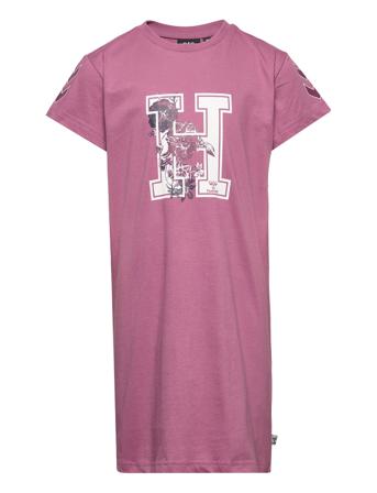 Hmlarchitecture T-Shirt Dress S/S Pink Hummel