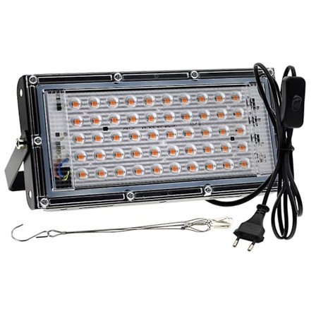 LED Vekstlys 50w 100w Fullspektrum Phyto Flomlys