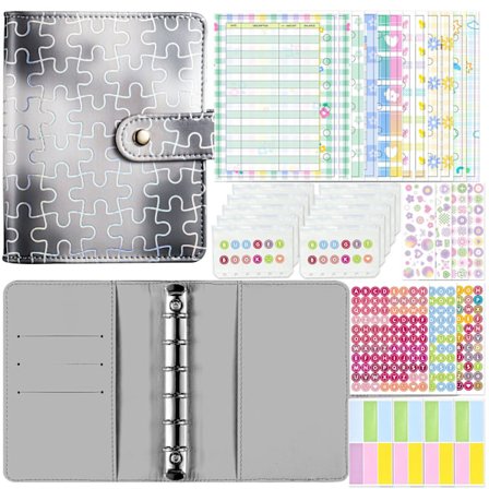 A7 Pocket Puzzle Binder - Budgeting Notebook Kit