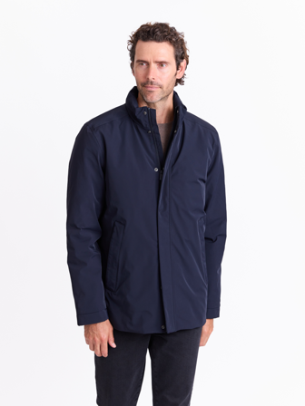 MATCH - Remo jakke - Mario Conti - Str. M - Herre - Jakker & Frakker - Blå - 85% polyamide - resirkulert 15% elastane