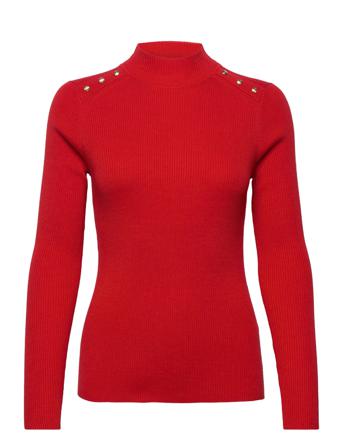 Fortney Pullover Striktrøje Rød BOSS
