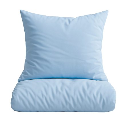 OMHU Percale Sengetøj Lyseblå 140 x 200 cm, Tøj & Bolig, Sengetøj, Sengesæt