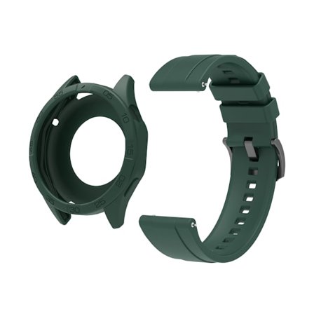 Klockarmband för Huawei Watch GT4 Silikonarmband + Skal Set 46mm