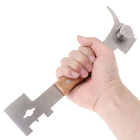 Multi-værktøj - Det ultimative værktøj til enhver biavler (Biværktøj, Kamløfter, Rammeskraber, Hammer, Negletrækker)