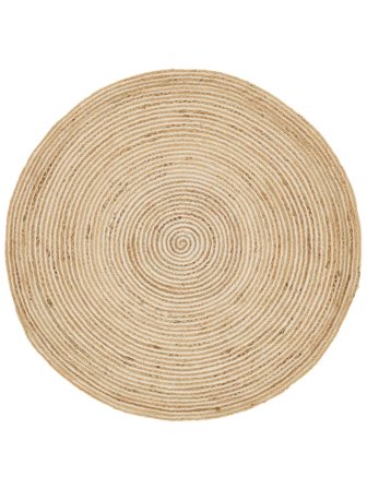 Indoor/Outdoor Rug Small Maronti - Natural White Ø 150 Rustic Style