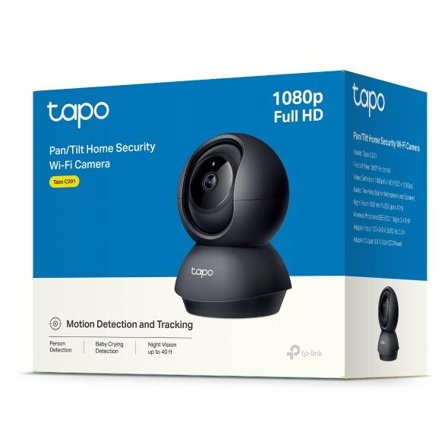 TP-Link Tapo C201 V5 - Network surveillance camera - pan / tilt - colour (Day&Night) - 1920 x 1080 - 1080p - fixed focal - audio - wireless - Wi-Fi -
