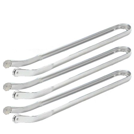 BBQ Pølsevender, BBQ Pølse Grilltang, BBQ Pølsestopper, Lange Køkkentænger til Vending, A