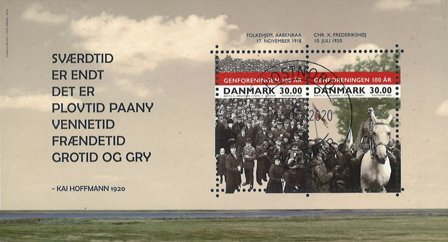 Danmark 2020 - AFA 2010 - Miniark - Stemplet