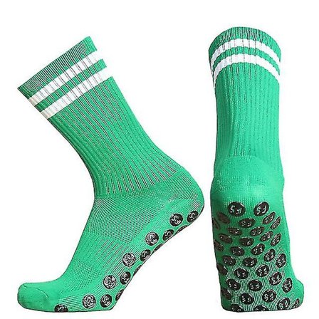 Nye Fs Menn Dame Stripe Ensfarget Anti Slip Fotball Sokker Sports Grip Fotball Sokker