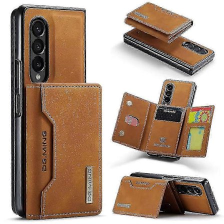 Nytt Avtagbart Kortfacksfodral för Samsung Galaxy Z Fold 4, Magnetiskt Plånboks-Telefonställsskydd