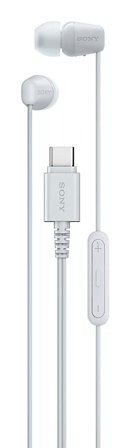 Sony IER-EX15CW USB-C Wired Earbuds with Mic White