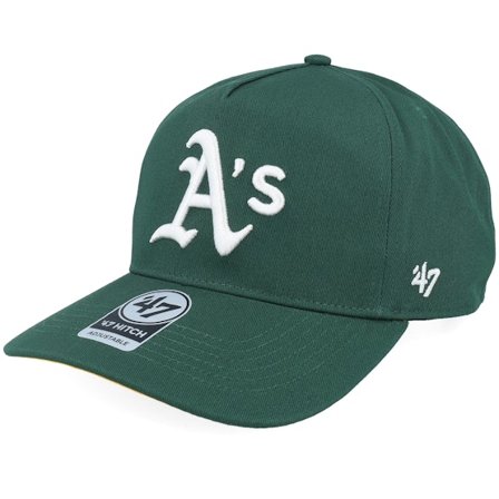 47 Brand - MLB - Green - adjustable - Cap - Oakland Athletics Hitch Dark Green A-Frame Adjustable - Hatstore