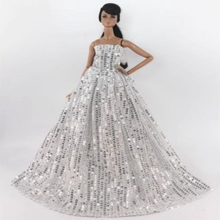 Docka Bröllopsklänning Docka Kjol 9 9