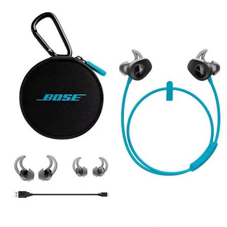 Bose SoundSport Trådløse In-Ear Bluetooth Svettesikre Hodetelefoner blå