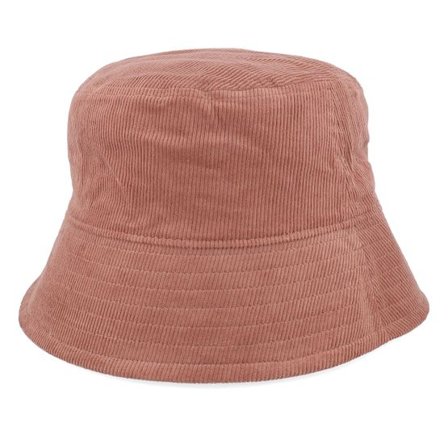 Beechfield - Röd Hatt - Redwood Earthaware Organic Corduroy Bucket @ Hatstore