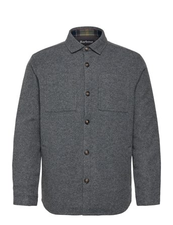 Barbour Barbour Marlow Tailored Wool Blend Overshirt - Grey - XL