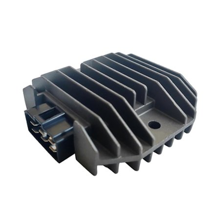 R2005.1.2 Regulator Likriktare Högpresterande Antikorrosiv Grå ABS Motorcykel Spänningsregulator för Kawasaki ZZR600 ZX600D 1990-1992