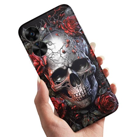 OnePlus Nord 2T - Skal/Mobilskal Skull Roses