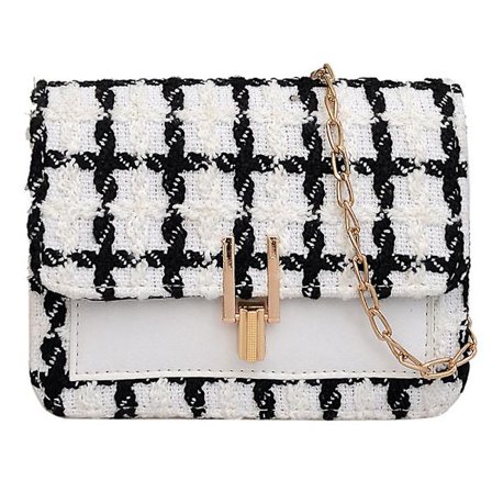 Kvinnors axelväskor Mode Halvmåne Väska Handväska Tote Handväska RetroVit