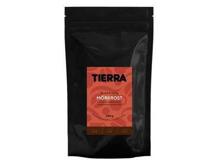 TIERRA VERDE Kaffe Mörkrost 500g - Lyreco - Kök och servering - Kaffe och te - Bryggkaffe