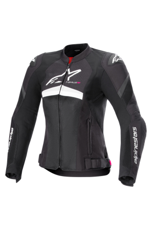 Giacca Moto Donna Alpinestars Stella T-GP Plus R V4 Airflow Nero/Bianco M