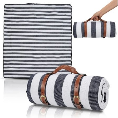 Vattentät Picknickfilt Varm Blå Rese Picknickfilt 200x200cm