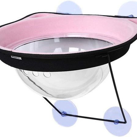 Kattehængekøje installeret på vinduet, katteseng sugekop kat KLB