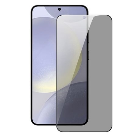 Dux Ducis Glass Privacy for Samsung S24 - mustalla kehyksellä varustettuna