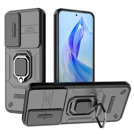 For Honor 90 Lite 5G/X50i 5G- case PC+TPU-skjutkameralock Cover med stöd