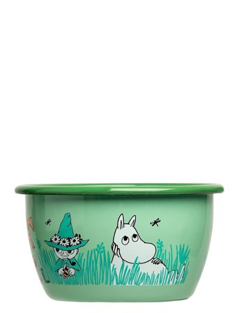 Enamel Bowl 3Dl Boys Green Muurla
