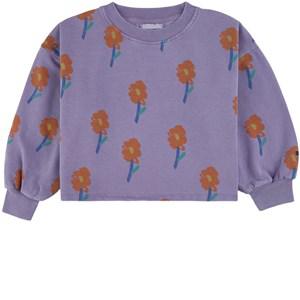 Kids - Bobo Choses Purple Floral Sweatshirt 10-11 Years - Jumpers and knitwear - 10-11 years - Purple - Mädchen