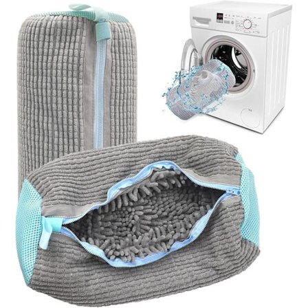 Vaskepose for sko gråblå 2 stk