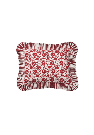 Pick A Poppy Damson Kuddfodral - 30x40 Cm Kuddar Röd
