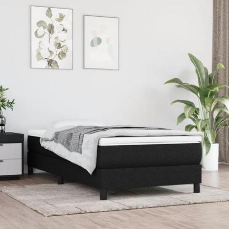 Vidaxl Pocketresårmadrass Svart 80x200x20 Cm Tyg Svart