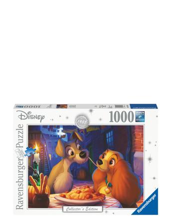 Lady And The Tramp 1000P Toys Puzzles And Games Puzzles Classic Puzzles Multi/mönstrad Ravensburger