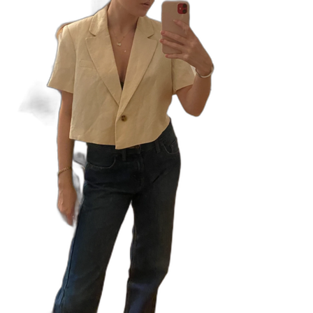 Kavaj med korta ärmar från zara