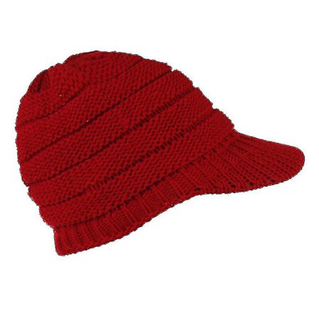 Dame Vinter Strikhue Vinter Kasket Hue Til Kvinder Slouchy Hue Med Skygge Varm