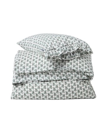 Lexington Flower printed cotton sateen bed set